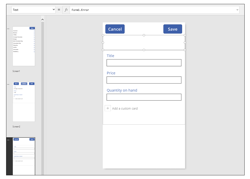 Mostrar formulario con el botón "Editar" agregado